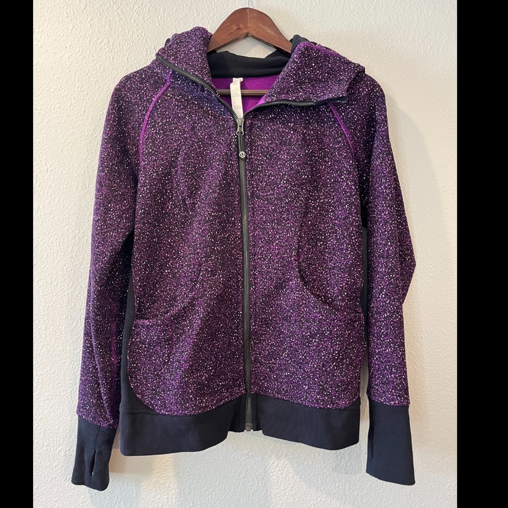 Lululemon Scuba Hoodie III, violet/black